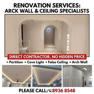 Partition Wall / False Ceiling / Cove lighting / House partition/ Office Partition / L-Box Design / Electrician