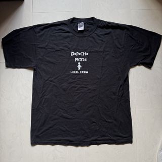 Vintage 2006 Depeche Mode Staff Local Crew stage production concert live performance show XL Gildan black tee tshirt official rare collectors electronic synth music band pop indie dance DJ 