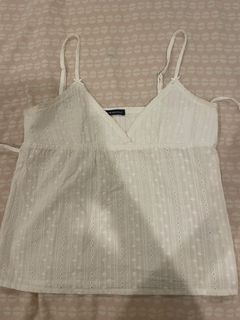 Brandy Melville White Eyelet Cami Top