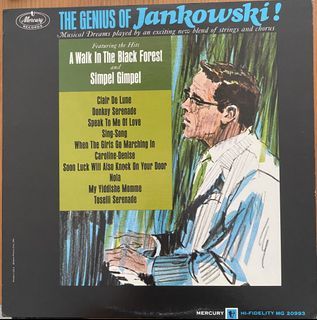 Vinyl / LP: choir - The Genius Of Jankowski! Musical Dreams, Mercury MONO deep groove US press
