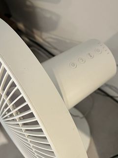 White Standing Fan