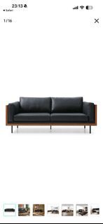 Hipvan Bentley 3 seater Sofa with Wooden Frame