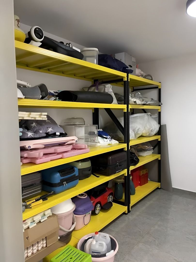 Clothing Display Racks for Stores - Light-Medium 200kg Load, Adjustable Layers for Jackets/Shirts (Category: Shelves, Cabinets & Racks) located in Singapore. Submitted by klrahuhlsa67547 (Listing ID 1455565065, Image 7). Description: "Including delivery and installation services 🔥 Powerful. Strong. Easy to install. Provide us with your floor plan or measurements and we will have a quote ready for you in 10 Minutes ! - Anti Rust - Epoxy Powder Co