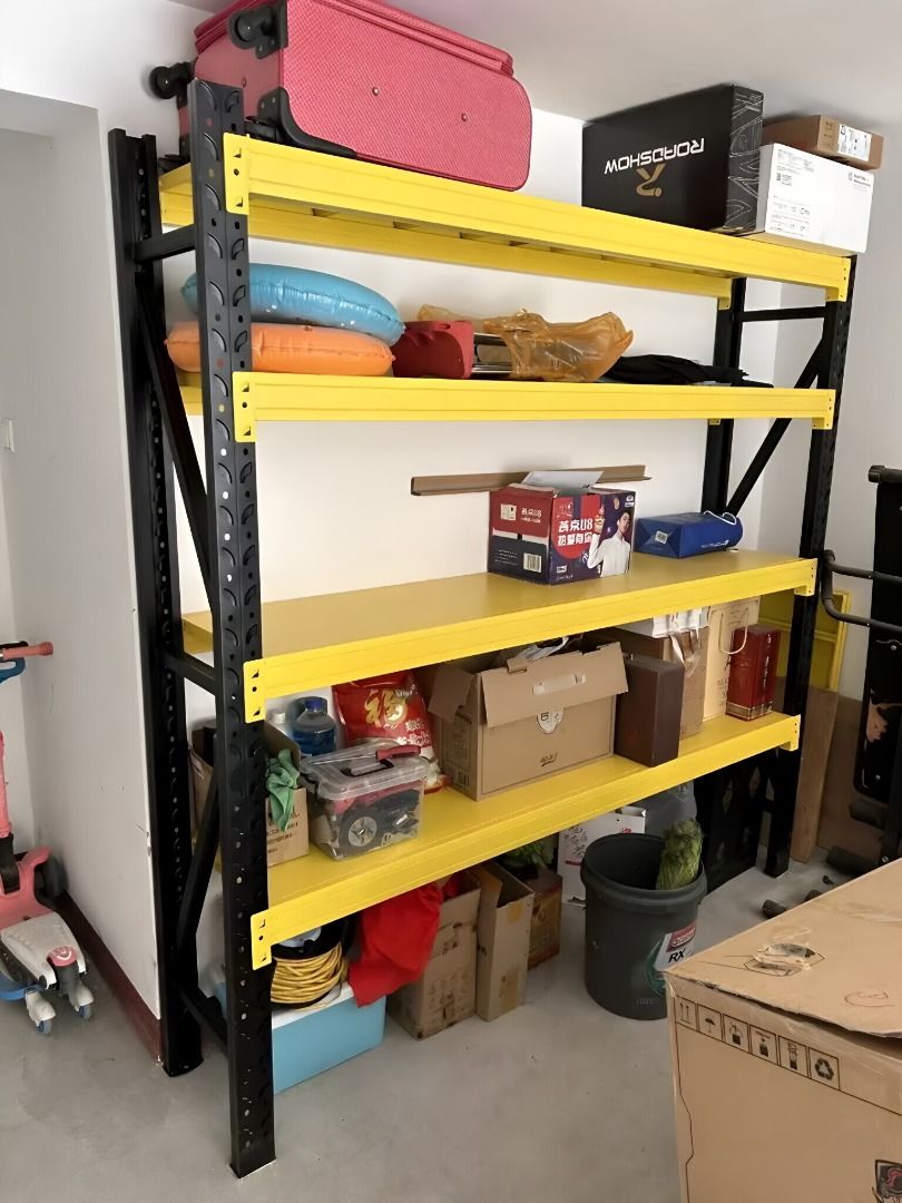 Clothing Display Racks for Stores - Light-Medium 200kg Load, Adjustable Layers for Jackets/Shirts (Category: Shelves, Cabinets & Racks) located in Singapore. Submitted by klrahuhlsa67547 (Listing ID 1455565065, Image 1). Description: "Including delivery and installation services 🔥 Powerful. Strong. Easy to install. Provide us with your floor plan or measurements and we will have a quote ready for you in 10 Minutes ! - Anti Rust - Epoxy Powder Co