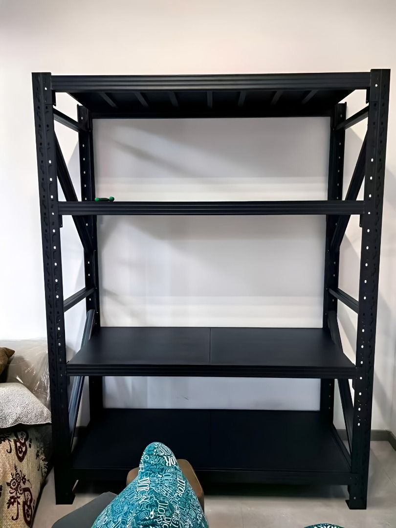 Clothing Display Racks for Stores - Light-Medium 200kg Load, Adjustable Layers for Jackets/Shirts (Category: Shelves, Cabinets & Racks) located in Singapore. Submitted by klrahuhlsa67547 (Listing ID 1455565065, Image 2). Description: "Including delivery and installation services 🔥 Powerful. Strong. Easy to install. Provide us with your floor plan or measurements and we will have a quote ready for you in 10 Minutes ! - Anti Rust - Epoxy Powder Co