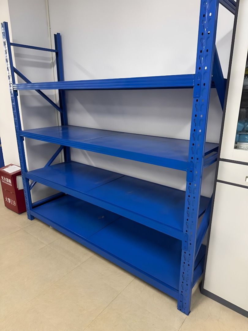Clothing Display Racks for Stores - Light-Medium 200kg Load, Adjustable Layers for Jackets/Shirts (Category: Shelves, Cabinets & Racks) located in Singapore. Submitted by klrahuhlsa67547 (Listing ID 1455565065, Image 5). Description: "Including delivery and installation services 🔥 Powerful. Strong. Easy to install. Provide us with your floor plan or measurements and we will have a quote ready for you in 10 Minutes ! - Anti Rust - Epoxy Powder Co