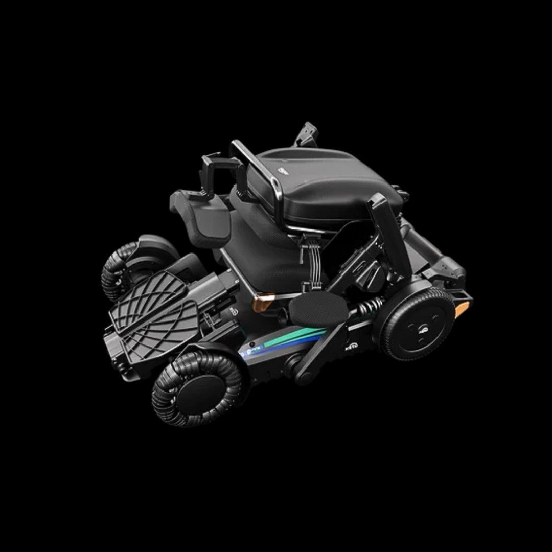 MOBOT XSTO X12 Motorised Electric Wheelchair (Category: Wheelchairs) located in Singapore. Submitted by campbicycle (Listing ID 1455541482, Image 8). Description: Experience breakthrough mobility with the MOBOT XSTO X12 — an AI-powered all-terrain mobility robot designed to conquer stairs, slopes, and uneven surfaces with confidence. Featuring a smart wheel-and-track system, LiDAR obstacle detection, and a 360° self-balancing seat, the XSTO X12 a