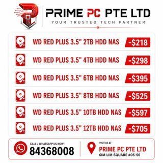WD RED PLUS 3.5" HARD DISK DRIVE