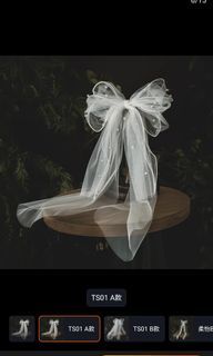 wedding short veil /hair accessories