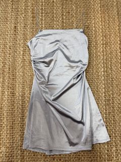 H&M Holographic light purple evening dress