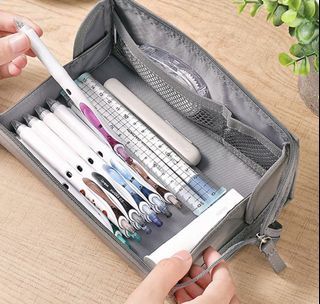 KOKUYO CAMPUS MULTI-PURPOSE TRAY TYPE PEN CASE (Grey)