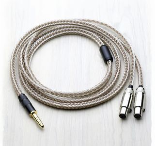 Sennheiser HD490Pro 16 Core Headphone 4.4mm balanced  (1.2m lenght) Upgrade Silver&copper Cable
