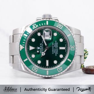 2013 LIKE NEW Rolex Submariner 40mm Mark 1 Hulk 116610LV