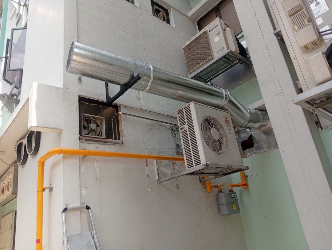 Air con installation (Category: Aircon Installation) located in Singapore. Submitted by lmscons (Listing ID 1456056714, Image 1). Description: Aircon installation.