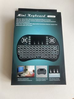 Mini Wireless Keyboard Mouse Combo with Backlit Touchpad