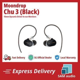 [🎶SG] MOONDROP CHU 3 - Dynamic Driver In-Ear Monitors IEM (Chu3 Chu III)