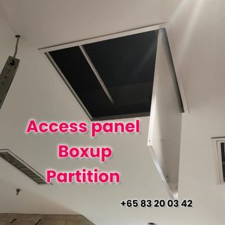 Access panale installation/Plaster/crack fixing/ceiling plaster/wall plaster/gypsum board plaster/hacking services/2,3,4,5room plaster/partition wall installation/false ceiling/room partition/hacking/plastaring service/house painting/contractor/Id