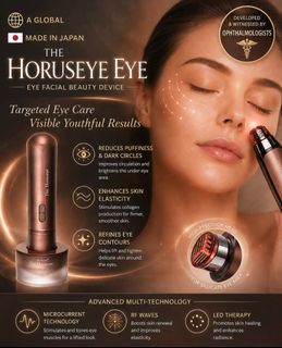 The Horuseye Facial Beauty Device Made in Japan