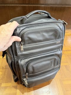 TUMI Alpha T-Pass Business Class Leather Brief Pack