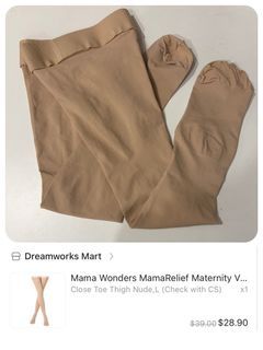 Closed toes thigh compression stocking size L medical grade