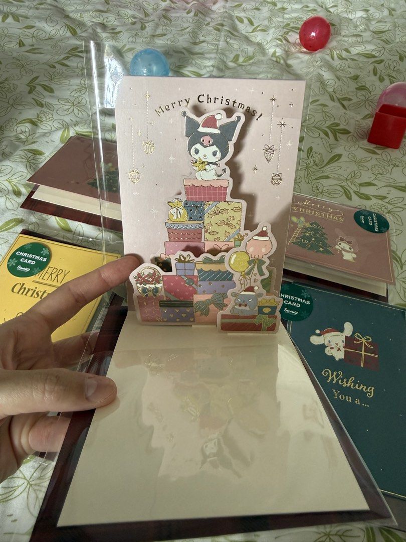 Official Sanrio Christmas cards from Japan melody Kuromi pompompurin cinnamoroll (Category: Occasions & Party Supplies) located in Singapore. Submitted by charissa (Listing ID 1456487947, Image 5). Description: $8 each Self collect at 410638 or +$2.5 mailed .