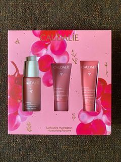 Caudalie VinoHydra Moisturizing Routine Trio Skincare Set (Holiday Limited Edition)