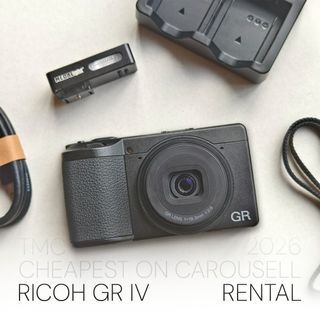 [NEW RELEASE] Ricoh GRIV GR IV GR4 GRIIIX HDF Full Set Rent Rental