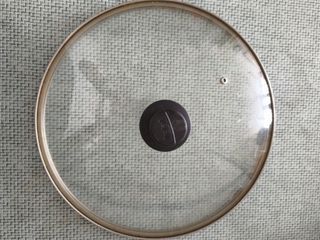 Tefal Glass Pot Lid with Metal Rim