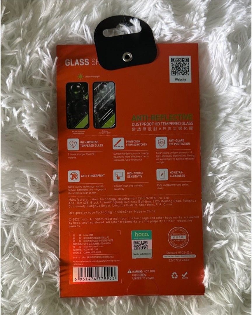 Tempered Glass - iPhone 14/13/13pro (Category: Other Mobile & Gadget Accessories) located in Singapore. Submitted by siako (Listing ID 1453329158, Image 2). Description: Anti-reflective, dust proof hd tempered glass For iPhone 14/13/13pro Anti reflection Shatter-proof Dust-proof.
