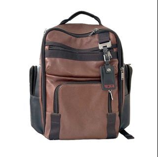 Tumi leather backpack