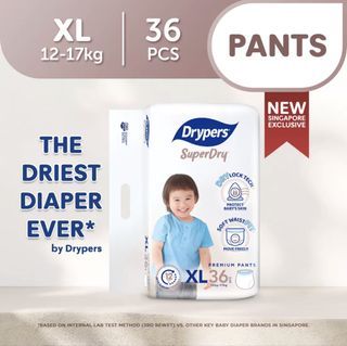 Drypers Superdry Pants XL (Brand New)