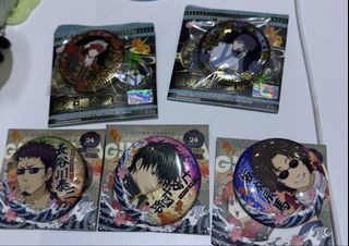 Gintama badge okita sougo hijikata shinpachi