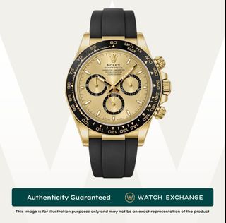 LNIB Rolex Daytona Baby YML Oysterflex 126518LN 126518 Golden Dial Z22814 Dec 2023