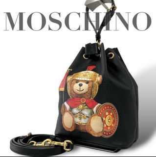 Authentic Moschino wristlet/crossbody bag