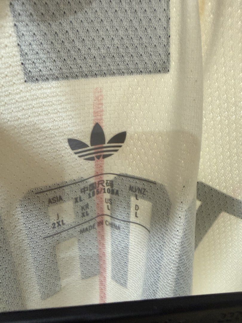 BNWT Adidas Japan JFA Away player version Jersey Tanaka #7 Asian size L (Category: Activewear) located in Singapore. Submitted by y4__gago (Listing ID 1456873631, Image 5). Description: - Authentic Adidas Japan National Football Team Away Jersey - Features Player Name: TANAKA - Features Player Number: 7 - Asian Size: L - Player version.