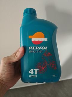 Imported Repsol Moto 4T 15W50 1L Motorcycle Mineral Engine Oil