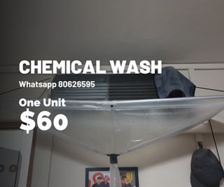 [SAME DAY SERVICE] Aircon Service Airconditioning Servicing Chemical Wash Overhaul Leaking Not Cold Gas Top Up General Servicing
