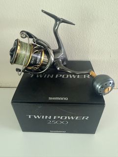 Shimano Twin Power 2500 FD Fishing Reel with Varivas PE1 X8 / Yumeya Knob