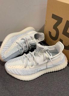 adidas originals Yeezy Boost 350 V2 Ice Blue cloud white Mesh Cloud White