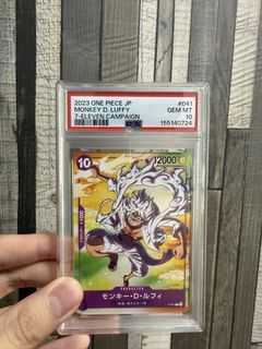 PSA 10 2023 One Piece Luffy 7-Eleven Campaign card