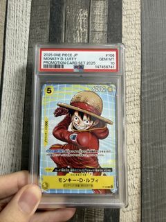 PSA 10 2025 Luffy McDonald’s Promo P-106 Promotion Card Set card