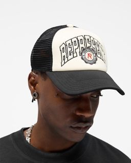 Represent Legacy Crest Cap - Antique White