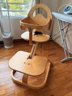 Wooden High Chair for Babies and Toddlers
