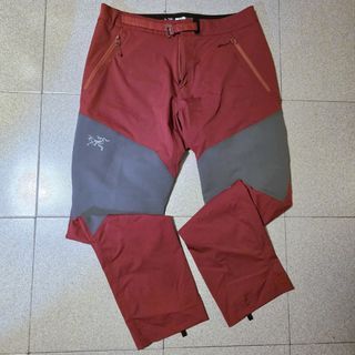 Arc'teryx Hiking Pants Red Grey Size S/P