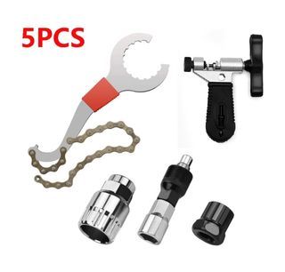 Bicycle 5pcs Bottom Bracket Removal Tools Cassette Removal Extractor Kit Tools - MTB / Foldies / Java / Sava / MOBOT Accessories