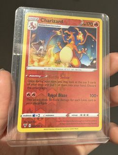 leon charizard #25 card