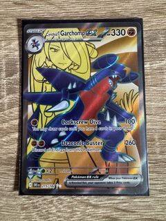 cynthia’s garchomp ex #215 card
