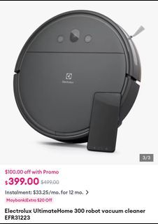 Electrolux UltimateHome 300 Robot Vacuum Cleaner EFR31223