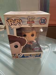 Funko Pop Toy Story 4 Sheriff Woody Holding Forky #535 Special Edition