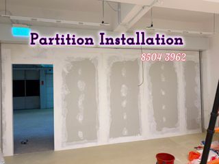Room make/partition install/soundproof wall/False ceiling install/partition wall install/Ceiling Repair/Crack repair/touch up plaster/Access panel install/pipe box up/Door cut wall install/Electric service/aircone box up/Arch wall making/L-Shape Box up/ID
